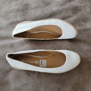 American Eagle Espadrille Wedge Sandals